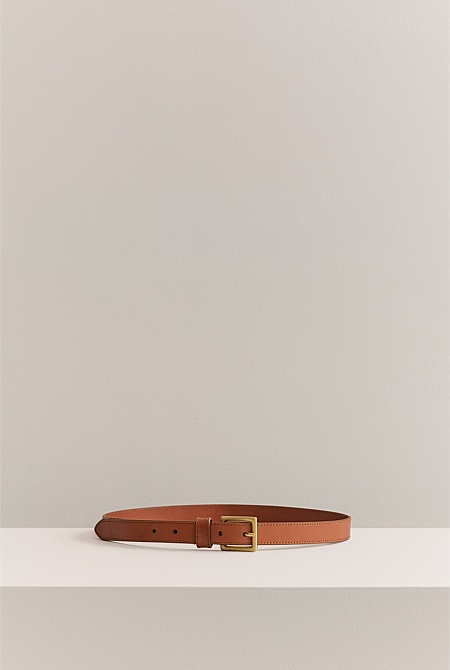 Leather Slim Belt