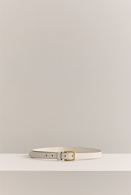 Leather Slim Belt