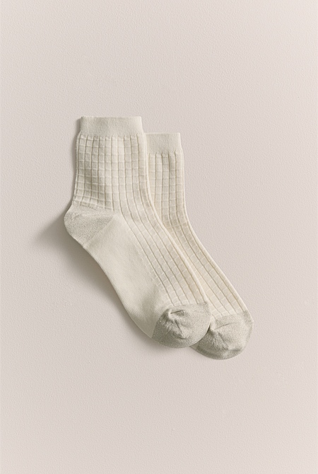 Grid 3/4 Crew Sock