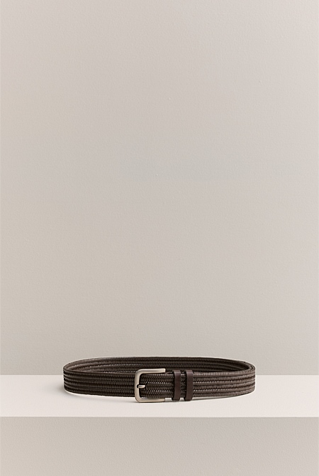 Maitland Woven Leather Belt