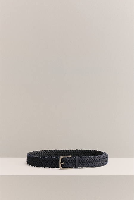 Dundas Woven Leather Belt