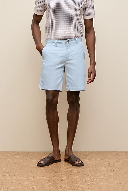 Stretch Cotton Twill Chino Short