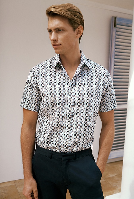 Reed Poplin Short Sleeve Shirt