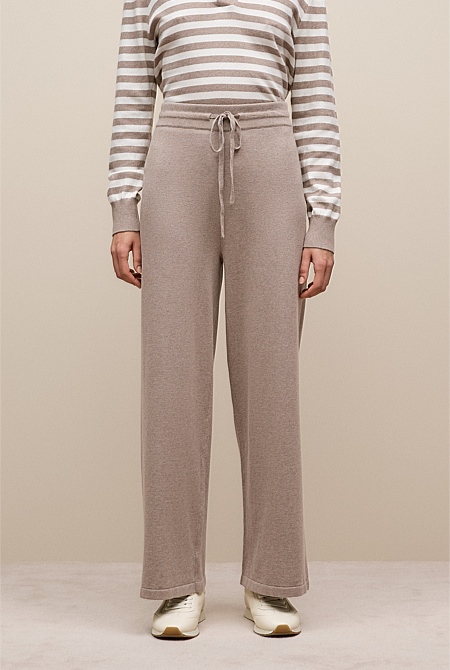 Cotton Cashmere Knit Pant