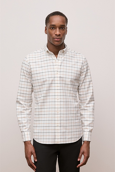 Fine Check Oxford Shirt