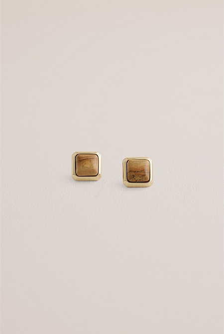 Nerina Stone Stud Earrings