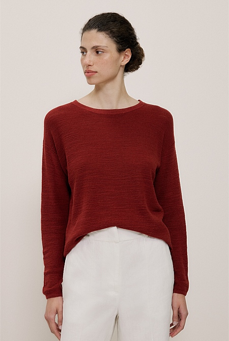 Linen Cotton Pullover Linen Cotton Pullover