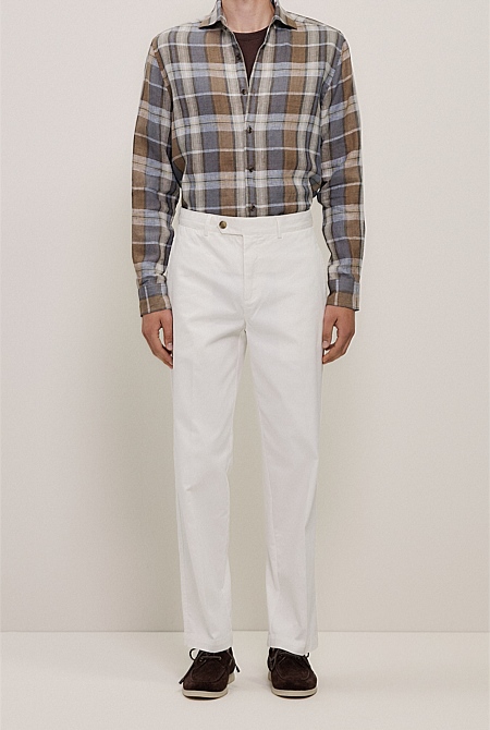 Cotton Twill Tailored Pant Cotton Twill Tailored Pant