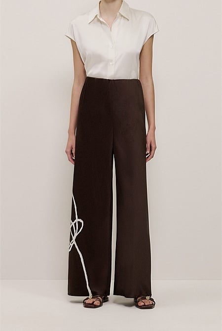 Camie Lyons x Trenery Silk Pant