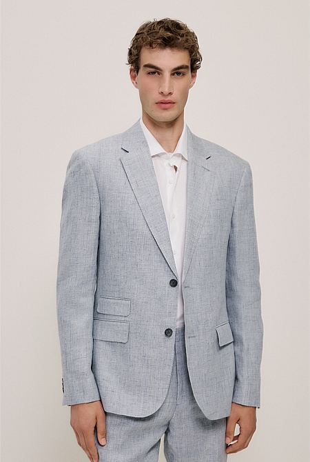 Textured Linen Blazer Textured Linen Blazer