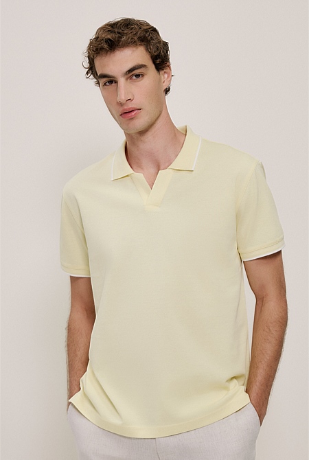 Mercerised Cotton Pique Polo Mercerised Cotton Pique Polo