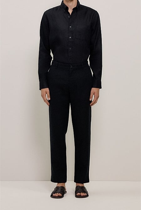 Linen Relaxed Tailored Pant Linen Relaxed Tailored Pant