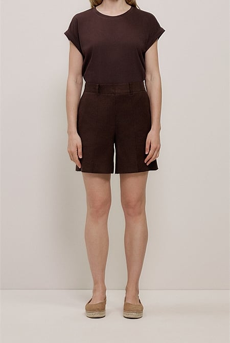 Stretch Linen Blend Short Stretch Linen Blend Short