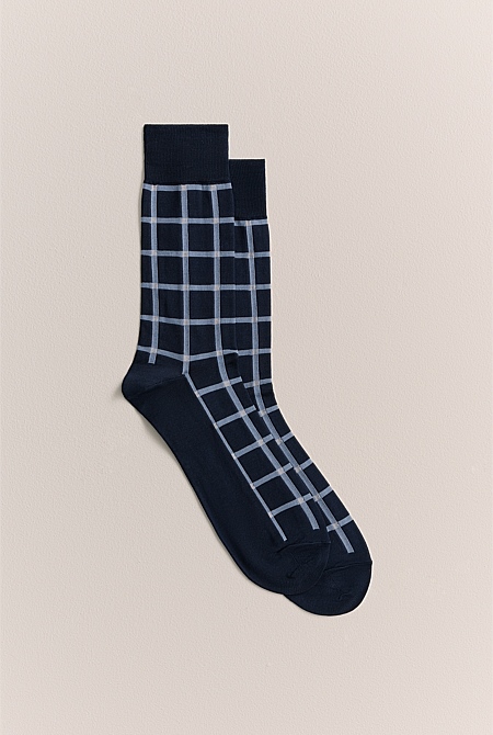Window Pane Socks
