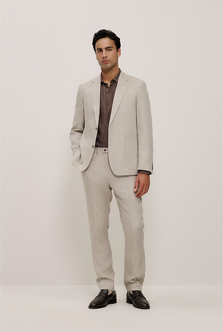 Regular Fit Belgian Linen Pant Regular Fit Belgian Linen Pant