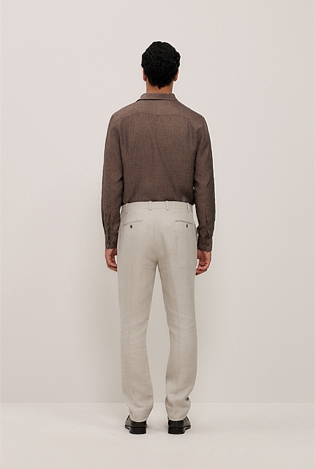 Regular Fit Belgian Linen Pant Regular Fit Belgian Linen Pant