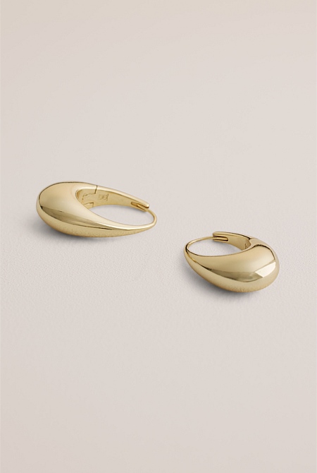 Etty Teardrop Hoop Earrings Etty Teardrop Hoop Earrings