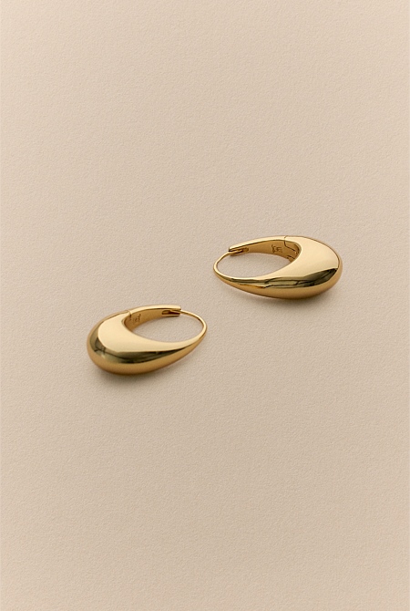 Etty Teardrop Hoop Earrings Etty Teardrop Hoop Earrings