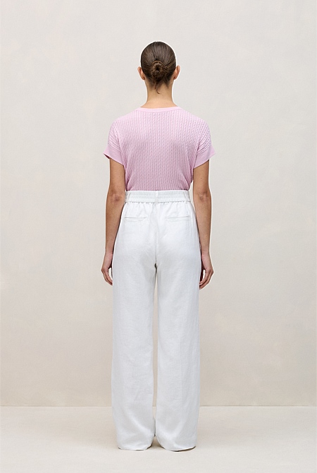 Linen Pintucked Pant Linen Pintucked Pant