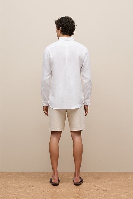 Regular Fit Linen Classic Long Sleeve Shirt Regular Fit Linen Classic Long Sleeve Shirt