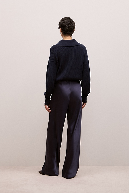 Satin Bias Cut Pant Satin Bias Cut Pant