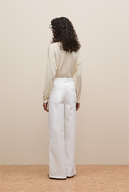Australian Cotton Blend High Waist Jean Australian Cotton Blend High Waist Jean