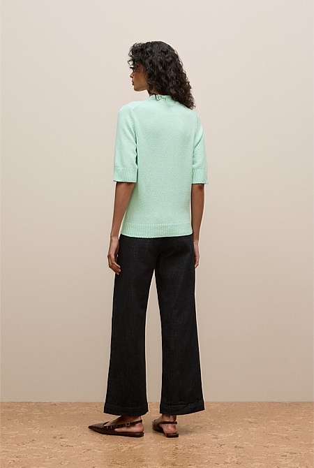 Boucle Mock Neck Boucle Mock Neck