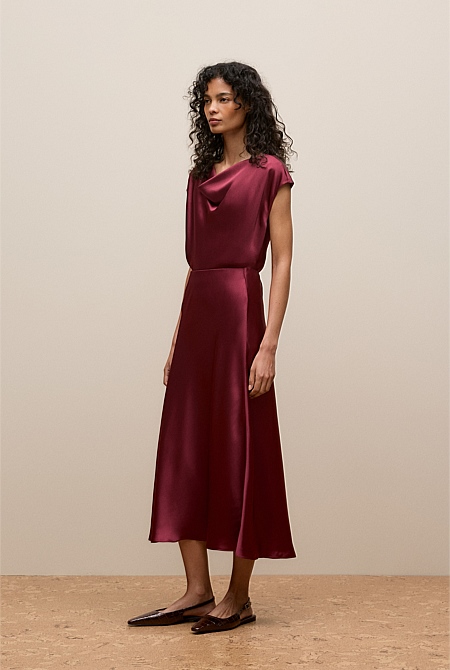 Satin Bias Cut Skirt Satin Bias Cut Skirt