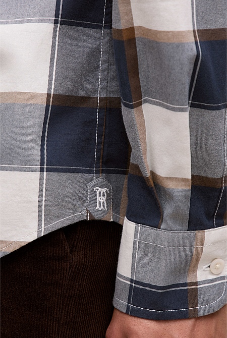 Regular Fit Brushed Check Shirt Regular Fit Brushed Check Shirt