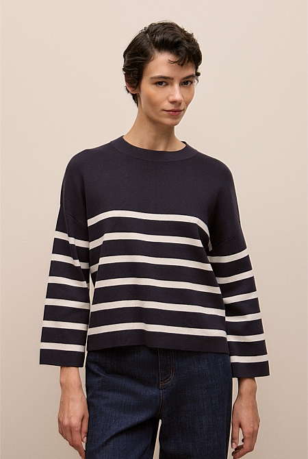 Cotton Breton Stripe Knit Cotton Breton Stripe Knit