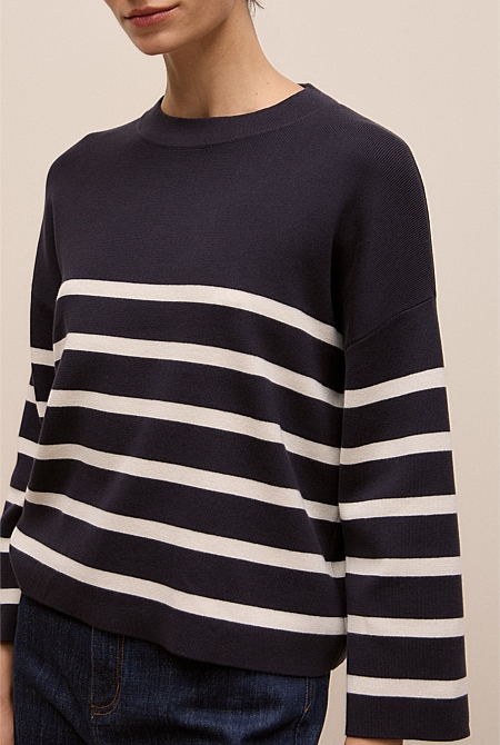 Cotton Breton Stripe Knit Cotton Breton Stripe Knit