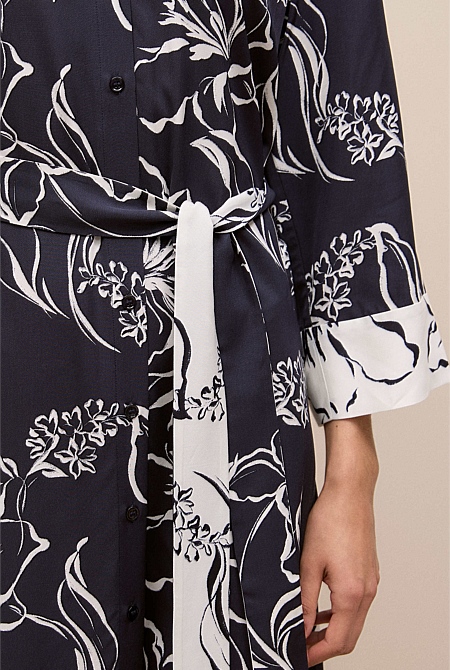 Iluna Spliced Shirt Dress Iluna Spliced Shirt Dress