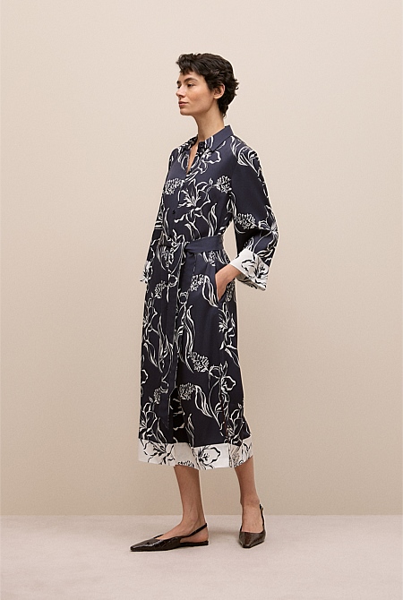 Iluna Spliced Shirt Dress Iluna Spliced Shirt Dress