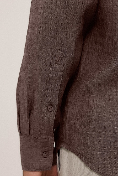 Tailored Fit Delave Linen Shirt Tailored Fit Delave Linen Shirt