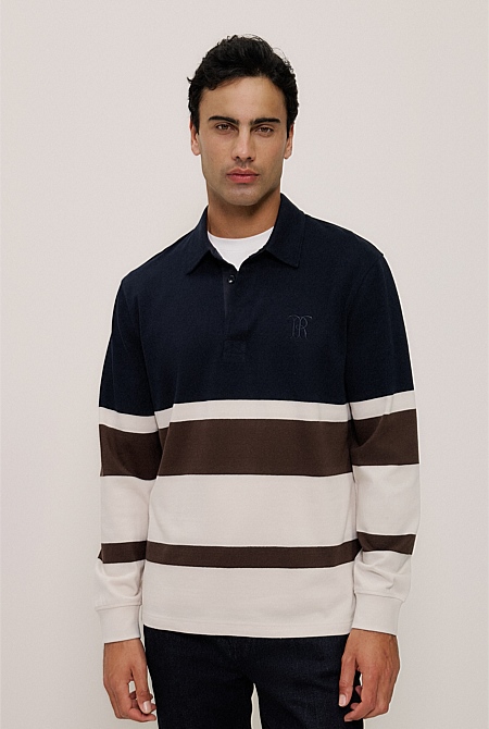Bold Stripe Monogram Rugby Bold Stripe Monogram Rugby