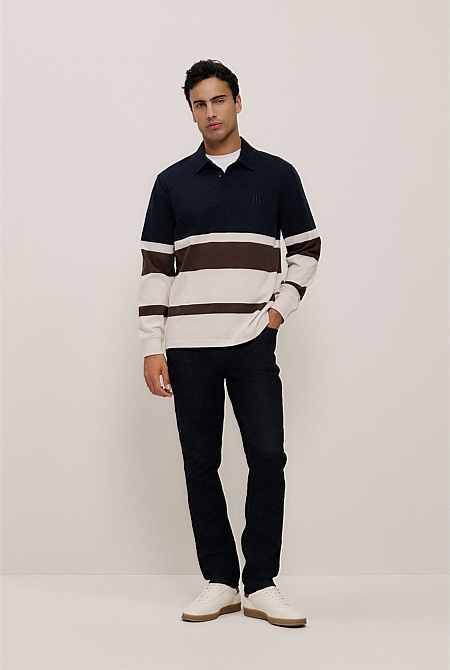 Bold Stripe Monogram Rugby Bold Stripe Monogram Rugby