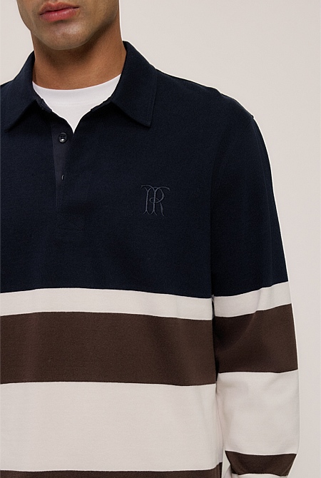 Bold Stripe Monogram Rugby Bold Stripe Monogram Rugby