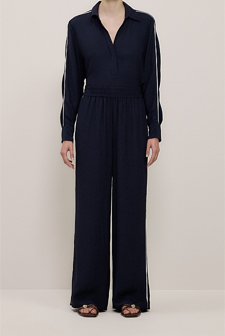 Piping Detail Pull On Pant Piping Detail Pull On Pant