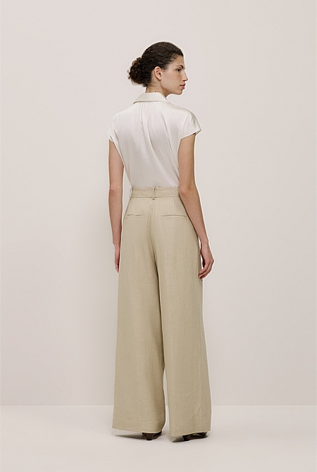 Textured Wide Leg Pant Textured Wide Leg Pant