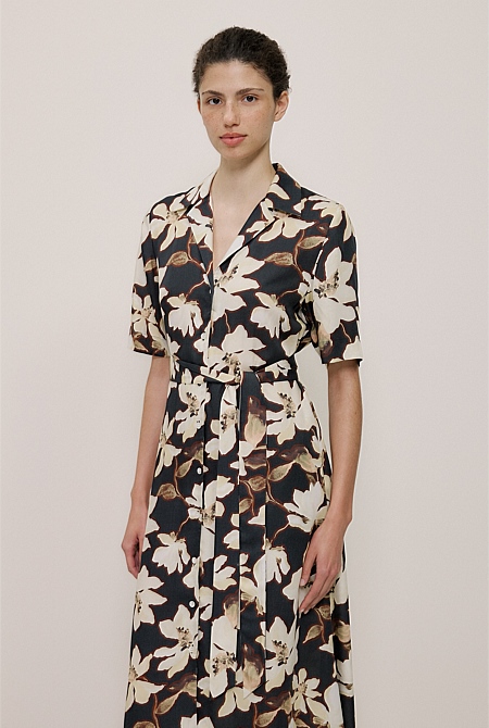Calais Short Sleeve Shirt Dress Calais Short Sleeve Shirt Dress