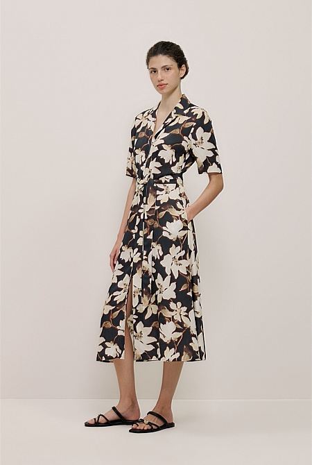 Calais Short Sleeve Shirt Dress Calais Short Sleeve Shirt Dress