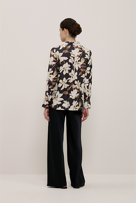 Calais Modal Camp Collar Shirt Calais Modal Camp Collar Shirt
