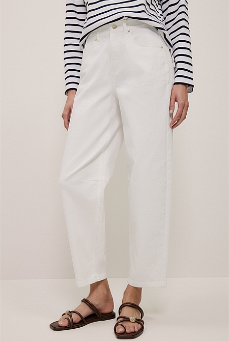 Australian Cotton Blend Tapered Leg Jean Australian Cotton Blend Tapered Leg Jean