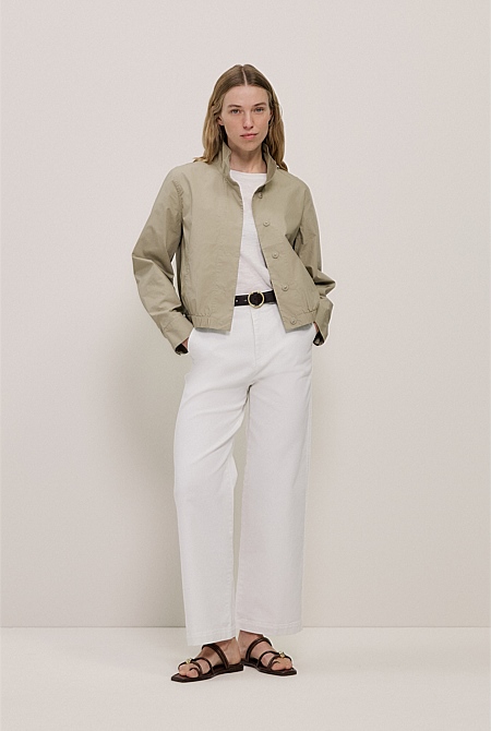Funnel Neck Bomber Jacket Funnel Neck Bomber Jacket