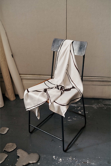 Camie Lyons x Trenery Silk Scarf Camie Lyons x Trenery Silk Scarf