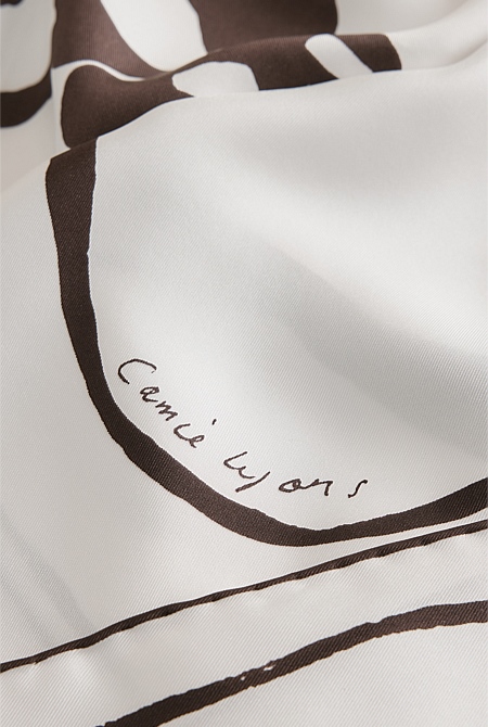 Camie Lyons x Trenery Silk Scarf Camie Lyons x Trenery Silk Scarf