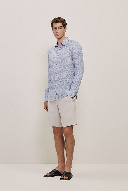 Heath Linen Long Sleeve Shirt Heath Linen Long Sleeve Shirt