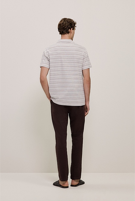 Jacquard Stripe Polo Jacquard Stripe Polo