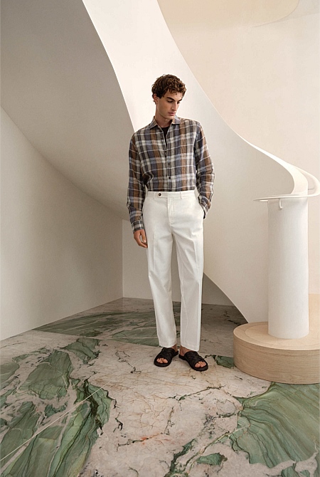 Cotton Twill Tailored Pant Cotton Twill Tailored Pant