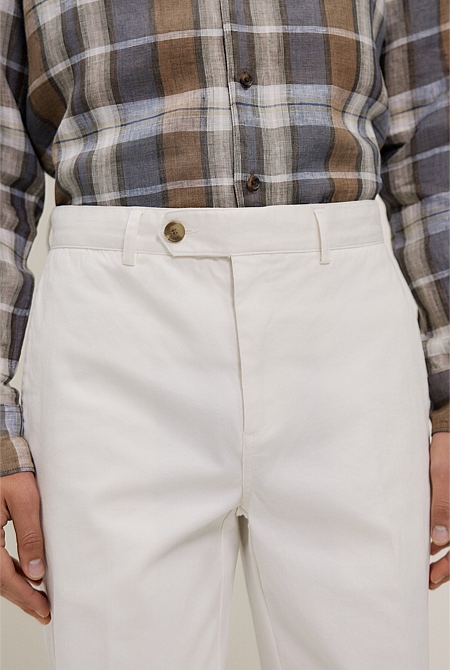 Cotton Twill Tailored Pant Cotton Twill Tailored Pant